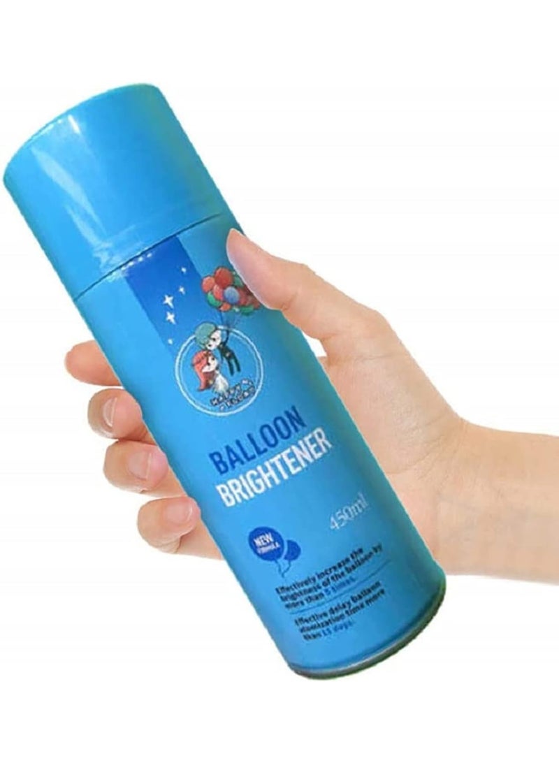 تعويم سعيد Balloon Brightener Shine Polisher Spray Keeps Latex Balloons Looking Shiny 450ML, One Size - Image 1